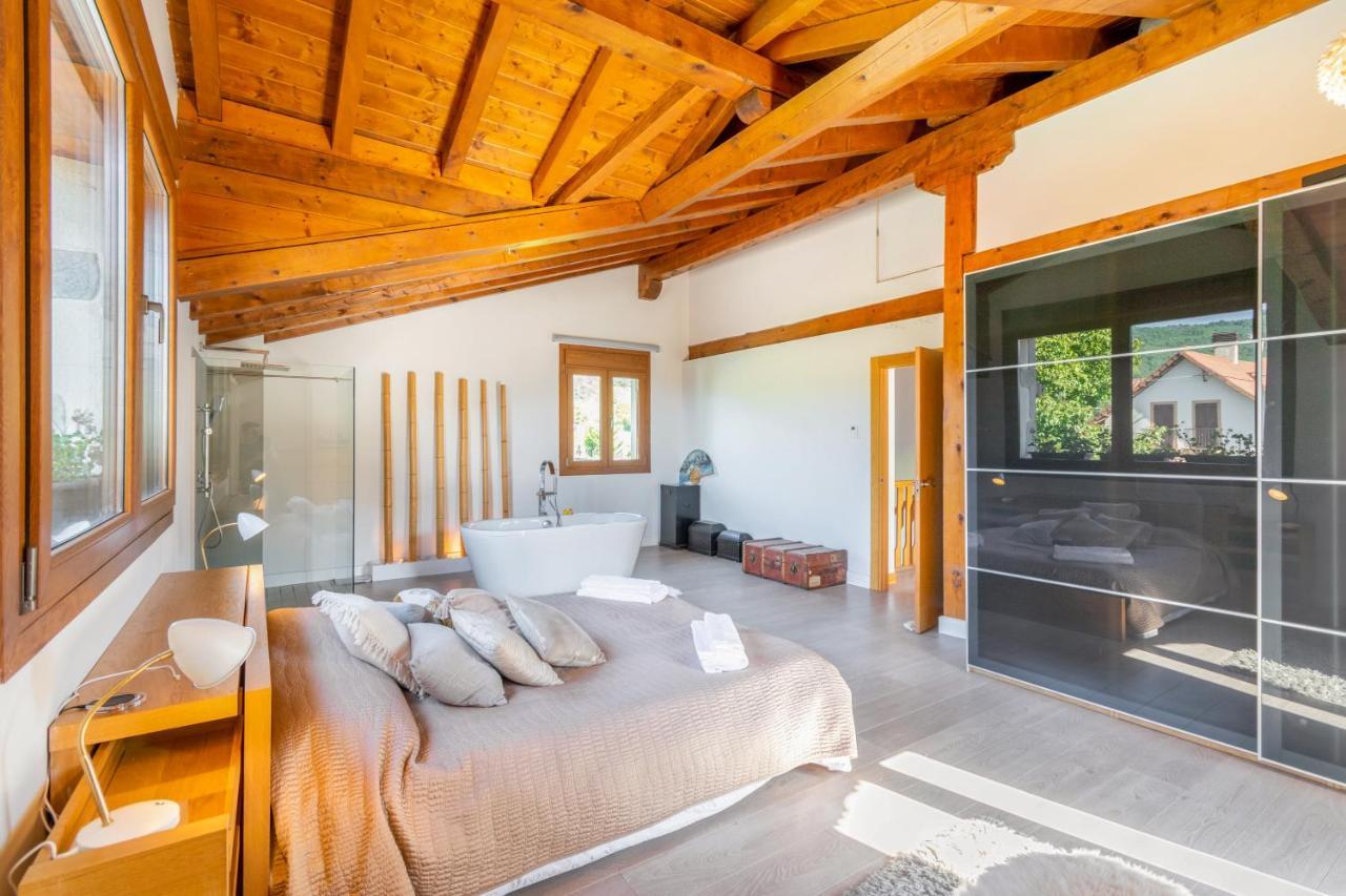 Casa Patxi, Espectacular Casa Rural Proxima A Pamplona Larrasoana Esterno foto